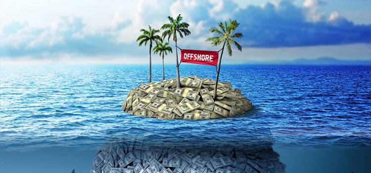 Offshore εταιρεία στον ωκεανό